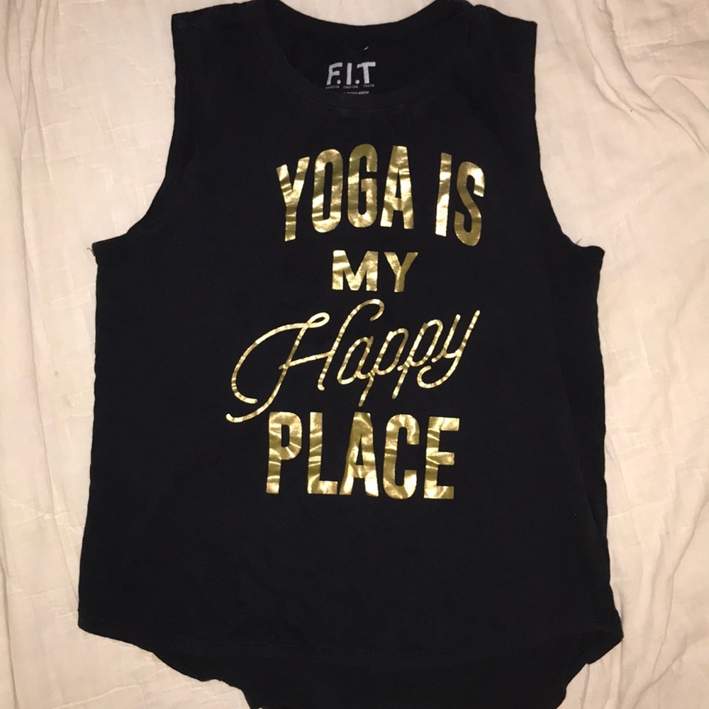 Active wear tank top